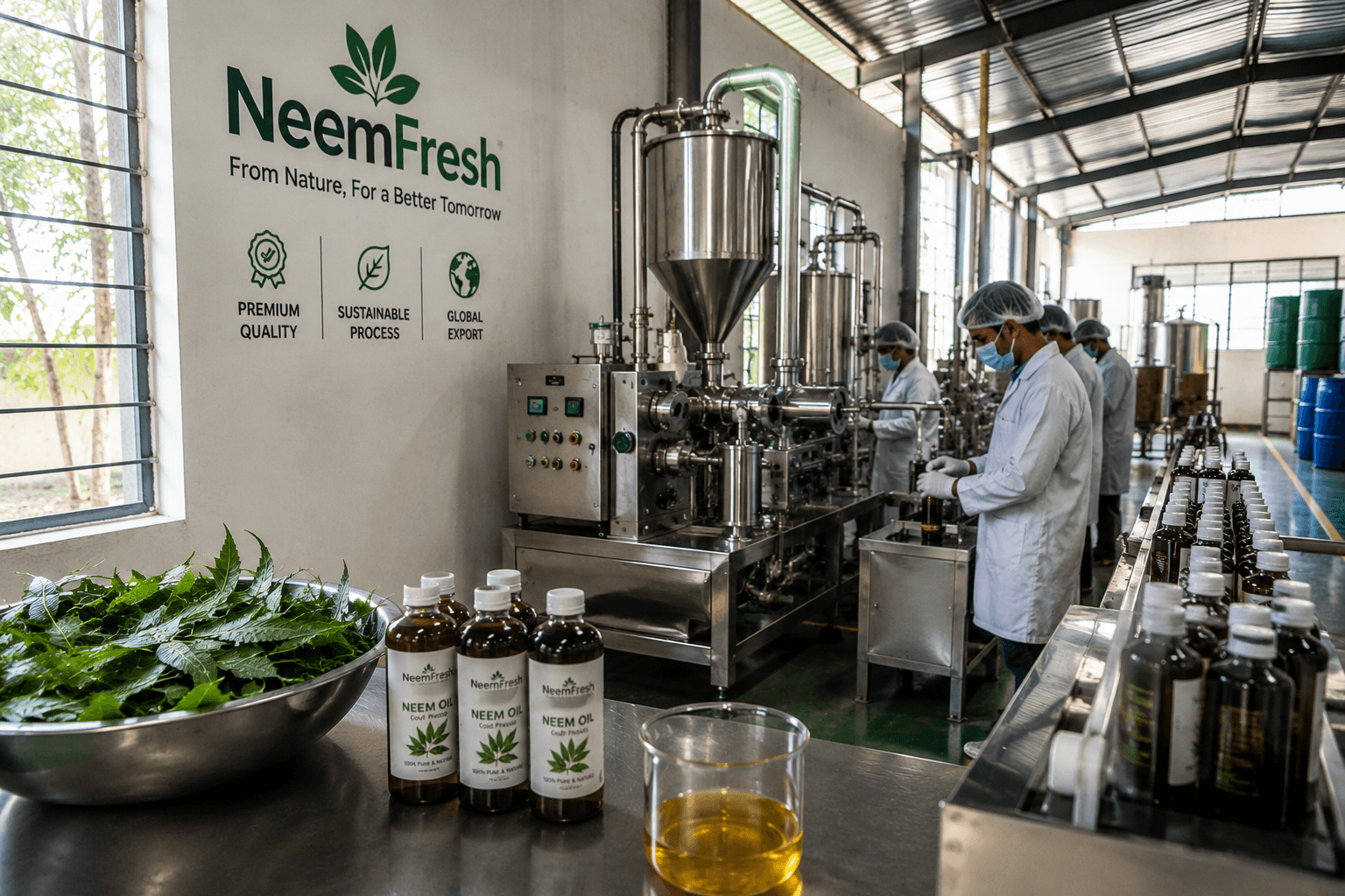 Unidade de fabricação da NeemFresh